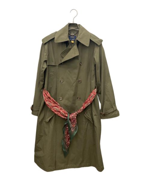 POLO RALPH LAUREN（ポロ・ラルフローレン）POLO RALPH LAUREN (ポロ・ラルフローレン) トレンチコート グリーン サイズ:XSの古着・服飾アイテム