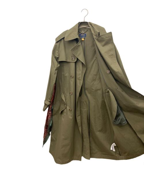 POLO RALPH LAUREN（ポロ・ラルフローレン）POLO RALPH LAUREN (ポロ・ラルフローレン) トレンチコート グリーン サイズ:XSの古着・服飾アイテム