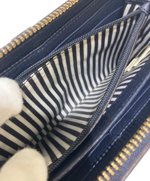 Kate Spade（ケイトスペード）Kate Spade (ケイトスペード) 長財布 ネイビーの古着・服飾アイテム