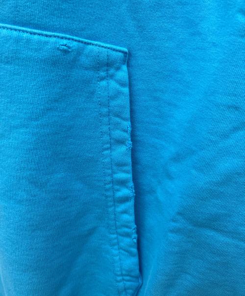 BALENCIAGA（バレンシアガ）BALENCIAGA (バレンシアガ) ダメージ加工プルオーバーパーカー スカイブルー サイズ:XSの古着・服飾アイテム