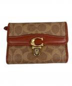 COACHコーチ）の古着「2つ折り財布」｜ブラウン