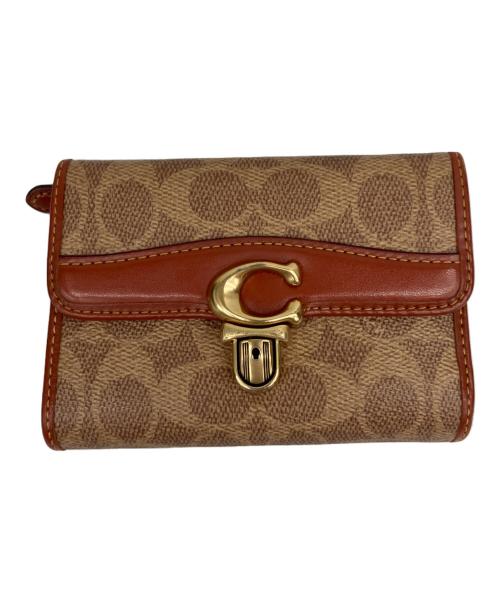 COACH（コーチ）COACH (コーチ) 2つ折り財布 ブラウンの古着・服飾アイテム