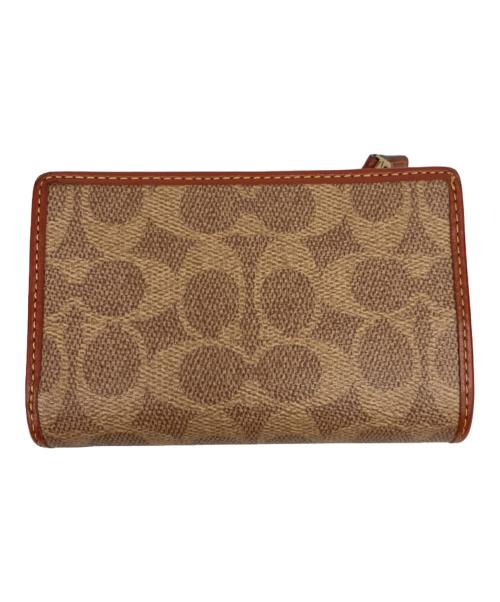 COACH（コーチ）COACH (コーチ) 2つ折り財布 ブラウンの古着・服飾アイテム