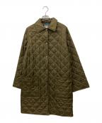 Salvatore Ferragamoサルヴァトーレ フェラガモ）の古着「キルティングコート」｜カーキ