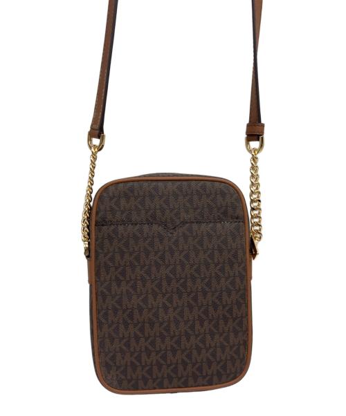 MICHAEL KORS（マイケル・コース）MICHAEL KORS (マイケル・コース) ショルダーバッグ ブラウンの古着・服飾アイテム