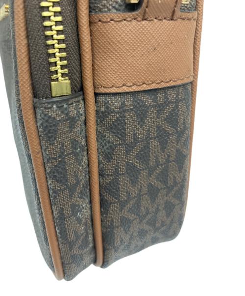 MICHAEL KORS（マイケル・コース）MICHAEL KORS (マイケル・コース) ショルダーバッグ ブラウンの古着・服飾アイテム