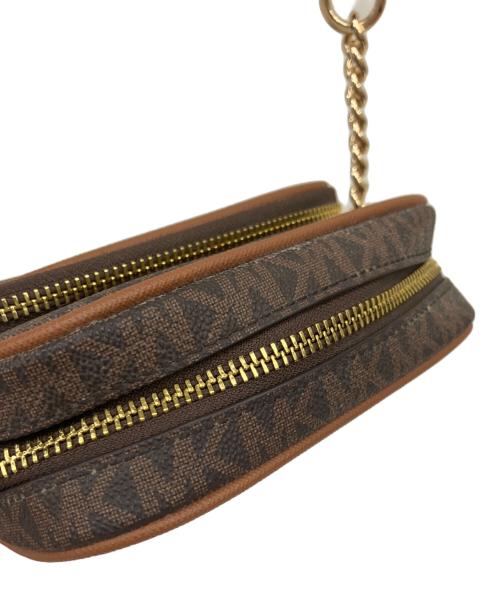 MICHAEL KORS（マイケル・コース）MICHAEL KORS (マイケル・コース) ショルダーバッグ ブラウンの古着・服飾アイテム
