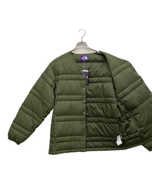 THE NORTHFACE PURPLELABEL（ザ・ノースフェイス パープルレーベル）THE NORTHFACE PURPLELABEL (ザ・ノースフェイス パープルレーベル) ダウンジャケット Down Cardigan カーキ サイズ:XLの古着・服飾アイテム