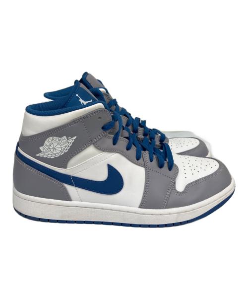 NIKE（ナイキ）NIKE (ナイキ) AIR JORDAN1 ホワイト×ブルー×グレー サイズ:27.5の古着・服飾アイテム