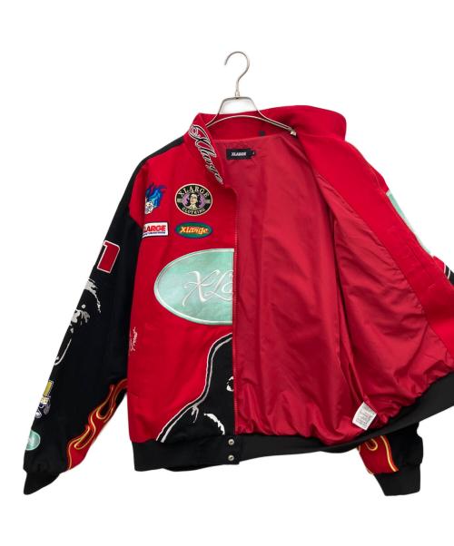X-LARGE（エクストララージ）X-LARGE (エクストララージ) レーシングジャケット レッド サイズ:XLの古着・服飾アイテム