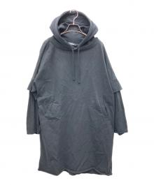 UNDERCOVER（アンダーカバー）の古着「ロングパーカー」｜ブラック