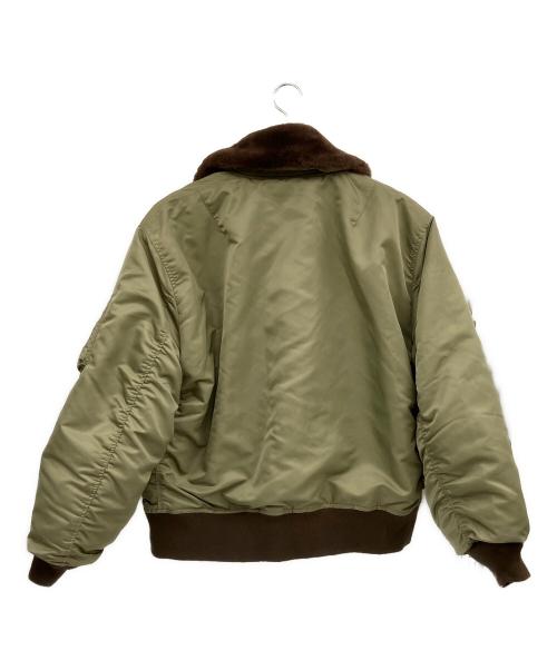 waiper（ワイパー）waiper (ワイパー) B-15B フライトジャケット カーキ×ブラウン サイズ:SIZE46の古着・服飾アイテム