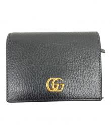 GUCCI（グッチ）の古着「ダブルG カードケース ウォレット」｜ブラック