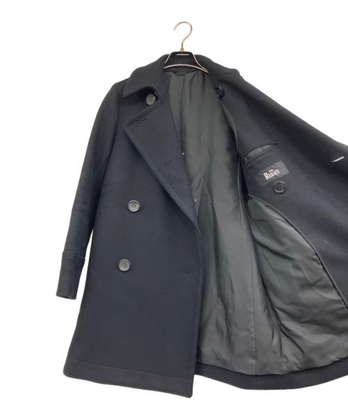 THE RERACS（ザ リラクス）THE RERACS (ザ リラクス) Pコート ブラック サイズ:Sの古着・服飾アイテム
