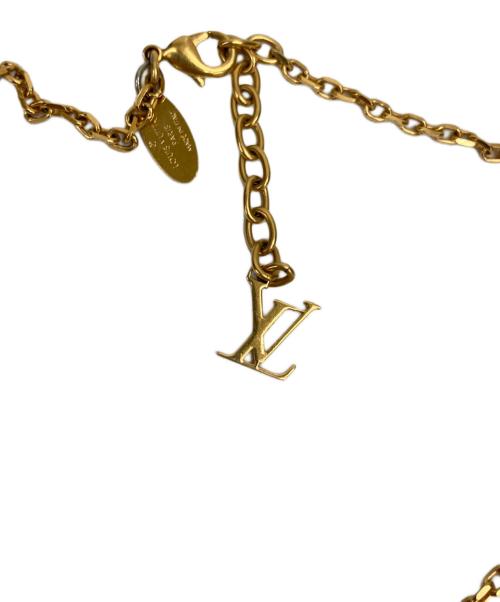 LOUIS VUITTON（ルイ ヴィトン）LOUIS VUITTON (ルイ ヴィトン) コリエ・ギャンブルネックレス ブルー×ゴールドの古着・服飾アイテム