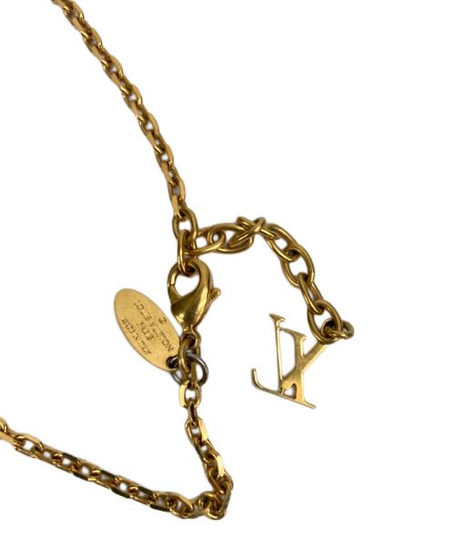 LOUIS VUITTON（ルイ ヴィトン）LOUIS VUITTON (ルイ ヴィトン) コリエ・ギャンブルネックレス ブルー×ゴールドの古着・服飾アイテム