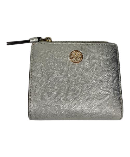 TORY BURCH（トリーバーチ）TORY BURCH (トリーバーチ) ミニ財布 シルバー色の古着・服飾アイテム