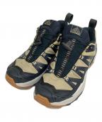 SALOMONサロモン）の古着「トレッキングシューズ」｜ネイビー×ベージュ