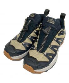 SALOMON（サロモン）の古着「トレッキングシューズ」｜ネイビー×ベージュ