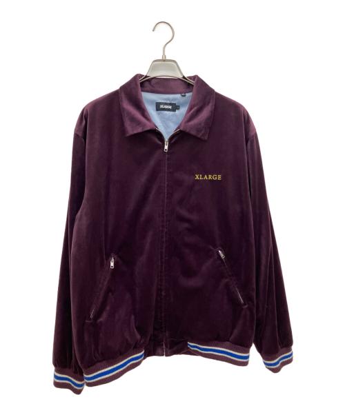 X-LARGE（エクストララージ）X-LARGE (エクストララージ) スーベニアジャケット パープル サイズ:Lの古着・服飾アイテム