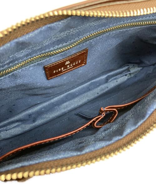 FIVEWOODS（ファイブウッズ）FIVEWOODS (ファイブウッズ) 2WAYショルダーバッグ ブラウンの古着・服飾アイテム
