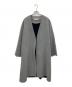 ENFOLD（エンフォルド）の古着「ソフトリバーウールコート」｜グレー