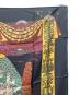 中古・古着 HERMES (エルメス) スカーフ カレ90 アトランティス大陸 L'ATLANTIDE ブラック：18000円