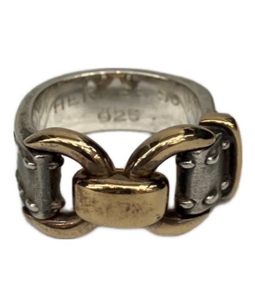 HERMES（エルメス）HERMES (エルメス) シルバーリング シルバー×ゴールド サイズ:7号の古着・服飾アイテム