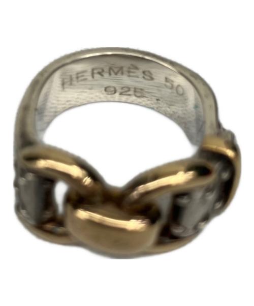HERMES（エルメス）HERMES (エルメス) シルバーリング シルバー×ゴールド サイズ:7号の古着・服飾アイテム