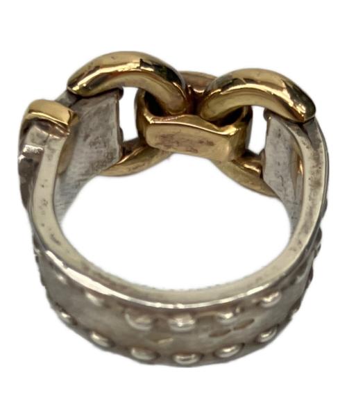 HERMES（エルメス）HERMES (エルメス) シルバーリング シルバー×ゴールド サイズ:7号の古着・服飾アイテム