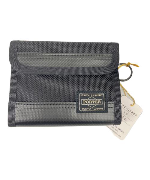 PORTER（ポーター）PORTER (ポーター) 2つ折り財布 ヒート ブラックの古着・服飾アイテム
