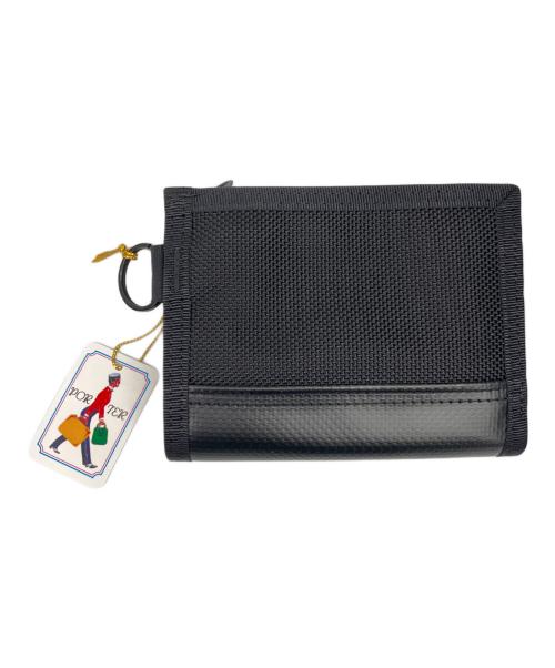 PORTER（ポーター）PORTER (ポーター) 2つ折り財布 ヒート ブラックの古着・服飾アイテム