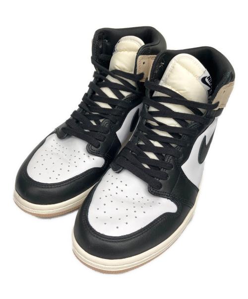 NIKE（ナイキ）NIKE (ナイキ) Air Jordan 1 Retro High(エアジョーダン1レトロハイ) OG ホワイト×ベージュ サイズ:27の古着・服飾アイテム