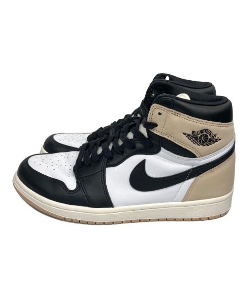 NIKE（ナイキ）NIKE (ナイキ) Air Jordan 1 Retro High(エアジョーダン1レトロハイ) OG ホワイト×ベージュ サイズ:27の古着・服飾アイテム