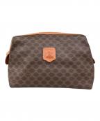 CELINEセリーヌ）の古着「コスメポーチ」｜ブラウン