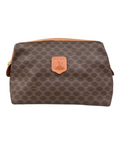 CELINE（セリーヌ）CELINE (セリーヌ) コスメポーチ ブラウンの古着・服飾アイテム