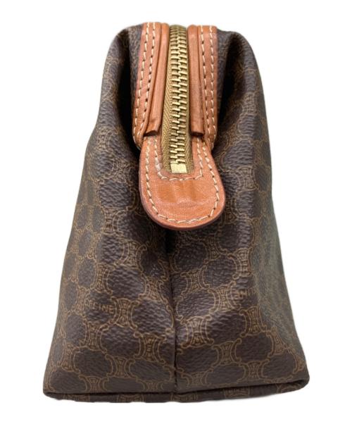 CELINE（セリーヌ）CELINE (セリーヌ) コスメポーチ ブラウンの古着・服飾アイテム