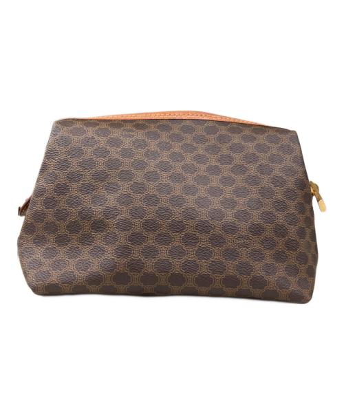 CELINE（セリーヌ）CELINE (セリーヌ) コスメポーチ ブラウンの古着・服飾アイテム