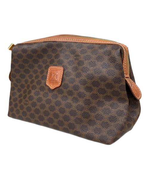 CELINE（セリーヌ）CELINE (セリーヌ) コスメポーチ ブラウンの古着・服飾アイテム