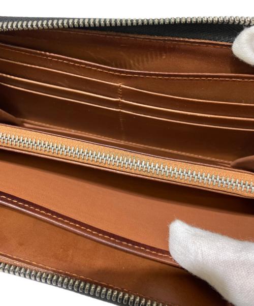 GAUDIE（ガウディ）GAUDIE (ガウディ) ラウンドファスナー財布 ブラックの古着・服飾アイテム