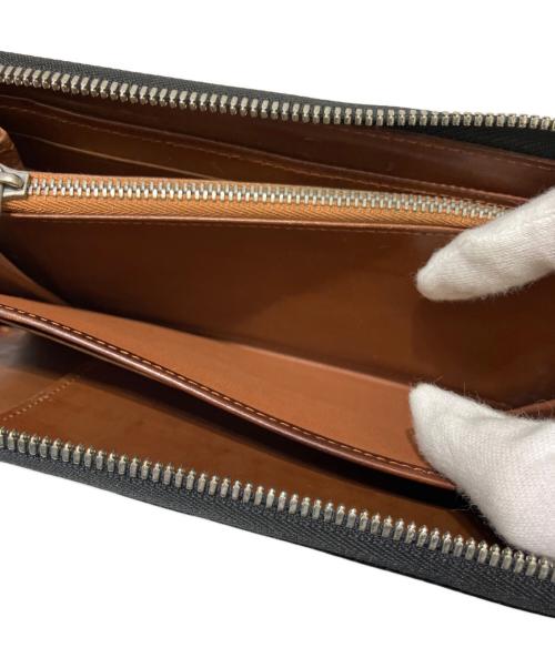 GAUDIE（ガウディ）GAUDIE (ガウディ) ラウンドファスナー財布 ブラックの古着・服飾アイテム