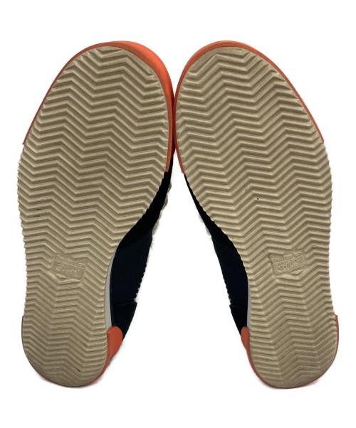 Onitsuka Tiger（オニツカタイガー）Onitsuka Tiger (オニツカタイガー) ローカットスニーカー ブラック×オレンジ サイズ:24.5の古着・服飾アイテム