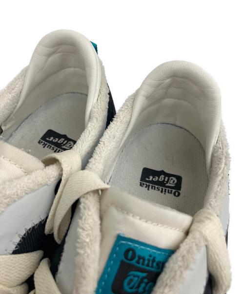 Onitsuka Tiger（オニツカタイガー）Onitsuka Tiger (オニツカタイガー) ローカットスニーカー ブラック×オレンジ サイズ:24.5の古着・服飾アイテム