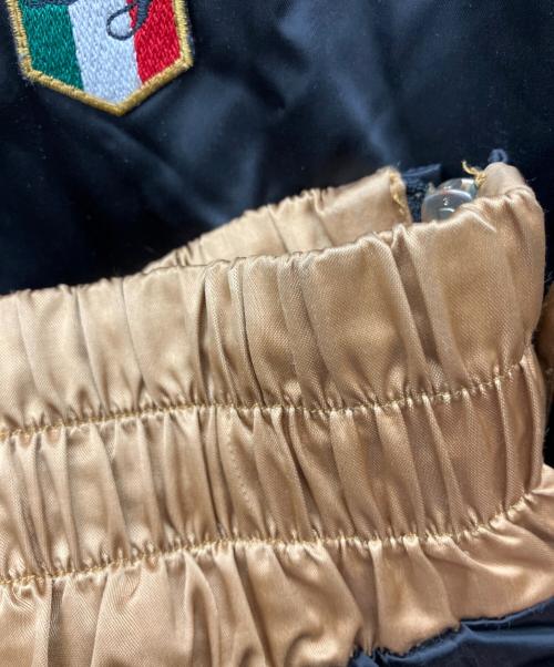 DOLCE & GABBANA（ドルチェ＆ガッバーナ）DOLCE & GABBANA (ドルチェ＆ガッバーナ) ブルゾン ブラック×ゴールド サイズ:SIZE48の古着・服飾アイテム