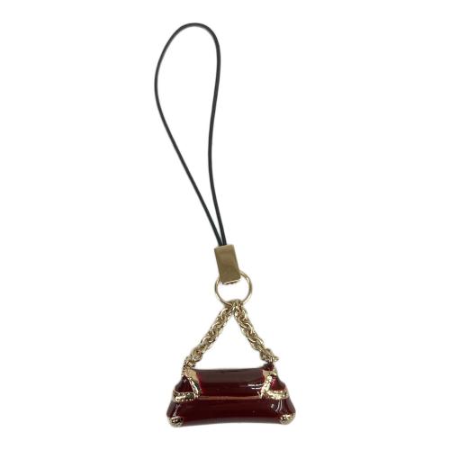 GUCCI（グッチ）GUCCI (グッチ) チャーム バッグ型 レッド レッドの古着・服飾アイテム