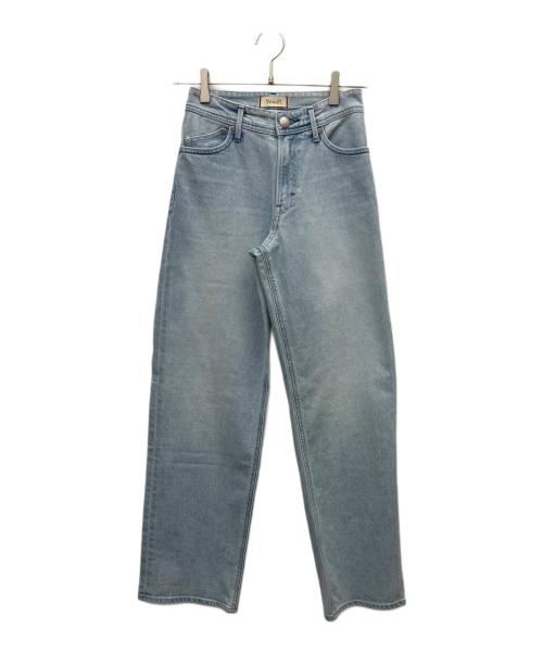 YANUK（ヤヌーク）YANUK (ヤヌーク) デニムパンツ LOWRISE STRAIGHT ICE スカイブルー サイズ:22の古着・服飾アイテム