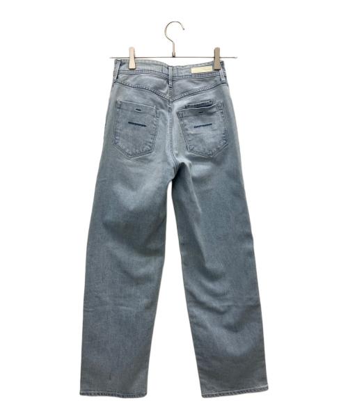 YANUK（ヤヌーク）YANUK (ヤヌーク) デニムパンツ LOWRISE STRAIGHT ICE スカイブルー サイズ:22の古着・服飾アイテム