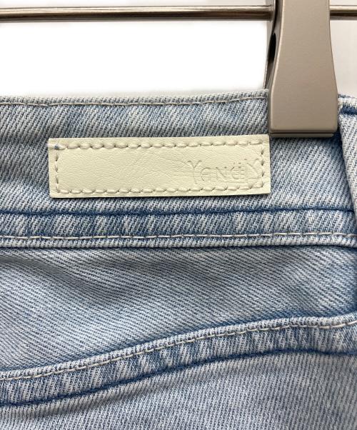 YANUK（ヤヌーク）YANUK (ヤヌーク) デニムパンツ LOWRISE STRAIGHT ICE スカイブルー サイズ:22の古着・服飾アイテム