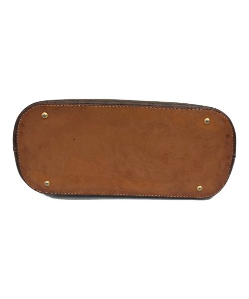 CELINE（セリーヌ）CELINE (セリーヌ) ハンドバッグ マカダム柄※ショルダーストラップ欠品 ブラウンの古着・服飾アイテム