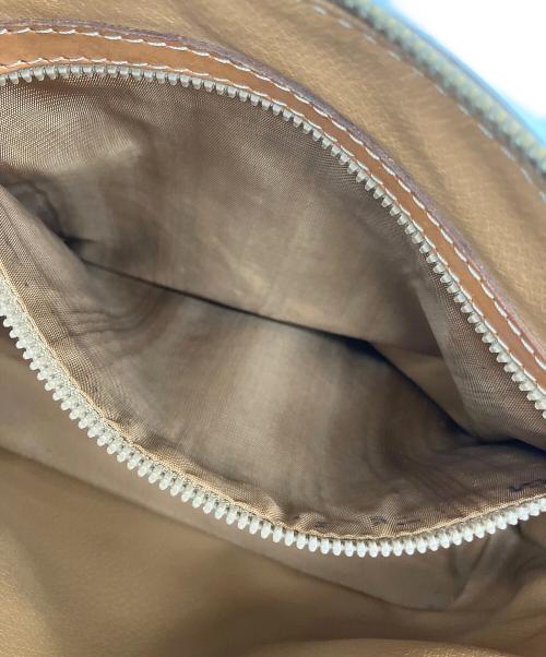 CELINE（セリーヌ）CELINE (セリーヌ) ハンドバッグ マカダム柄※ショルダーストラップ欠品 ブラウンの古着・服飾アイテム